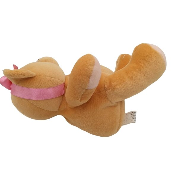 Ava Teddy Bear Cherished Teddies Sitting Plush Pink Ribbon Enesco 8 Inch 597317 - Picture 12 of 14